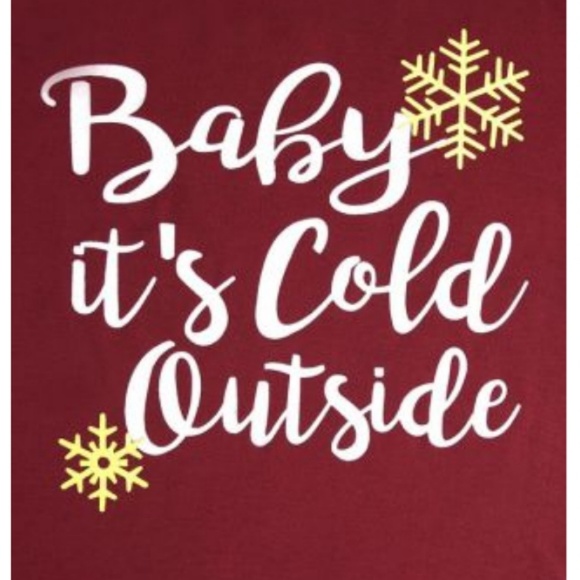 ❄️ Baby It’s Cold Outside Tee❄️ - Picture 3 of 5